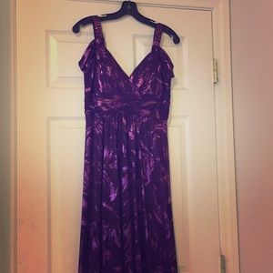 A beautiful, floor length gown from Dillard's.