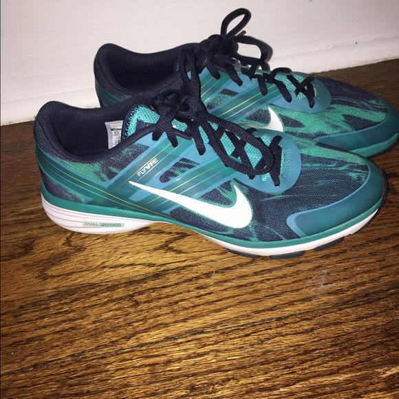 Blue Swirled Nike