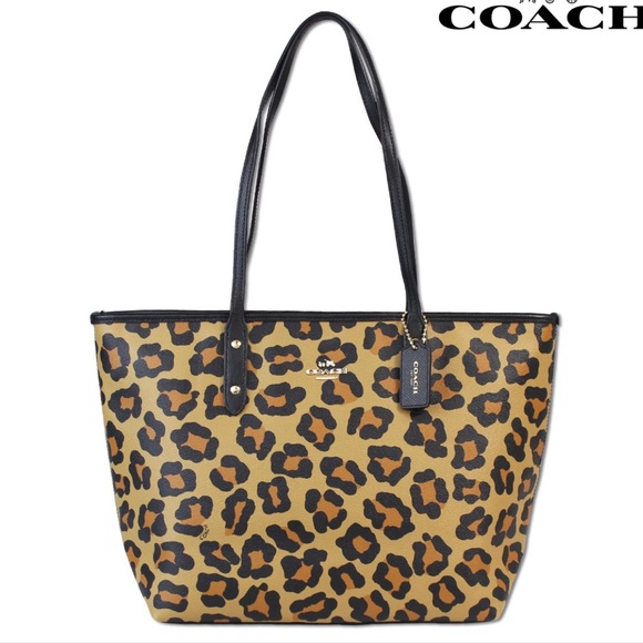 Coach Ocelot City Zip Tote 🌻