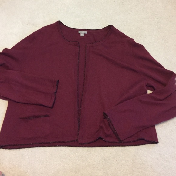 Cropped Sweater With Long Sleeves