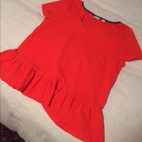 Anthropologie peplum top