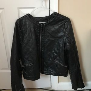 Faux Leather Jacket