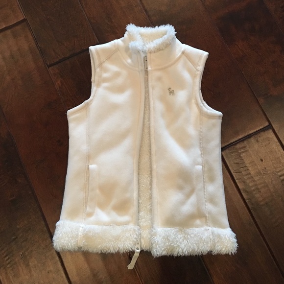 Girls Faux Shearling Vest