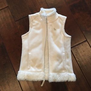Girls Faux Shearling Vest