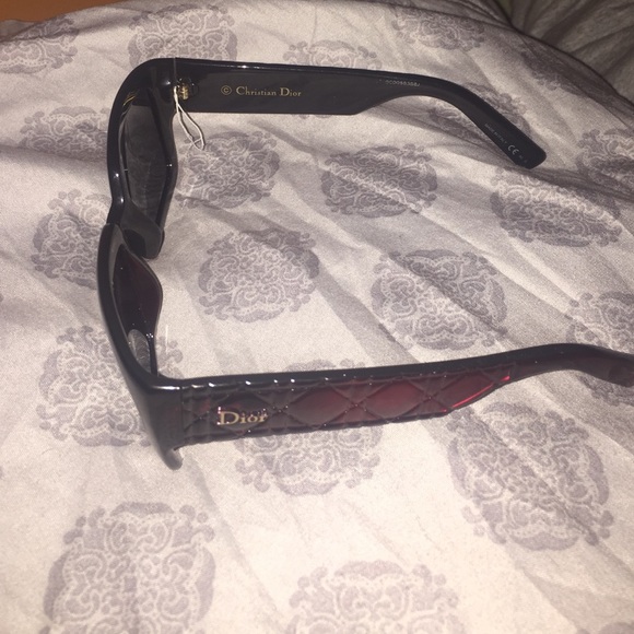 Christian Dior red sunglasses