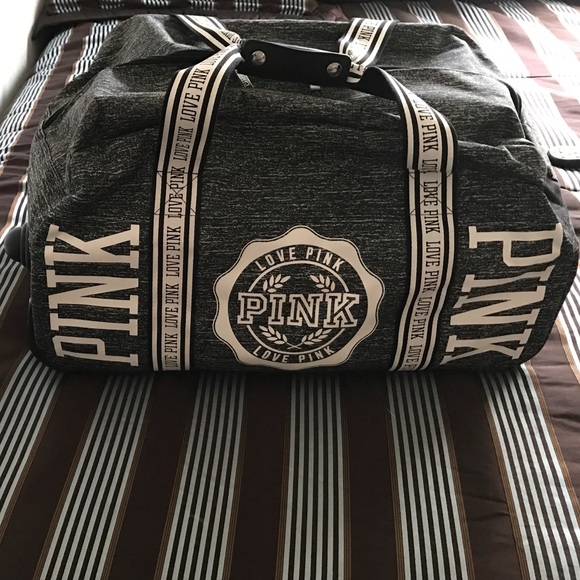 Victoria's Secret travel bag.