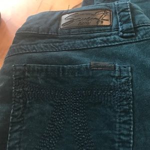 Blueish green Corduroys