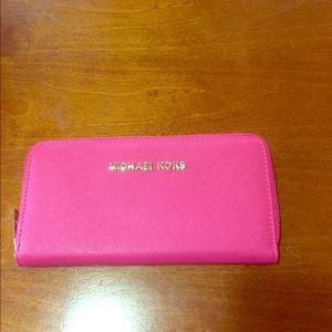 Pink wallet