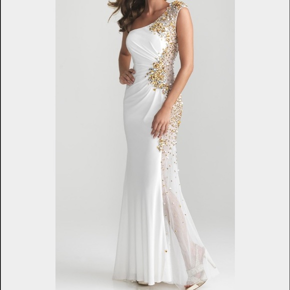White Prom Night Collection Dress