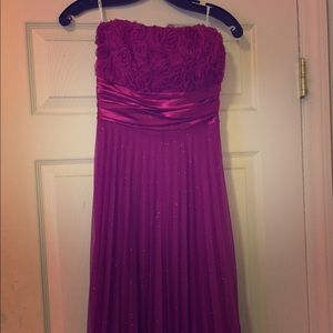 A beautiful floor length gown from Dillard's!