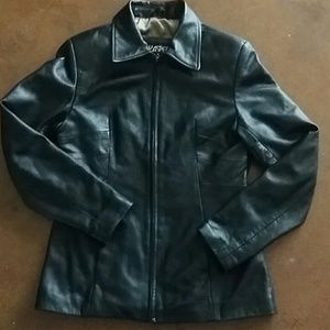 Kasper leather jacket