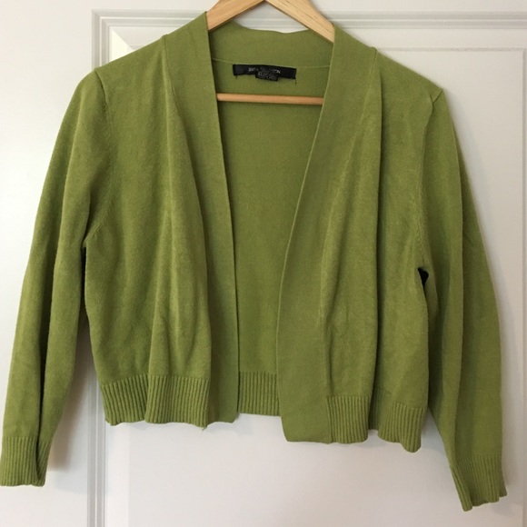 Olive Green Sweater Shrug