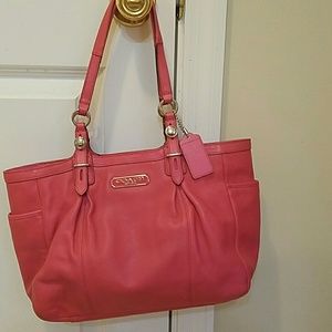 Coach Coral Leather Satchel