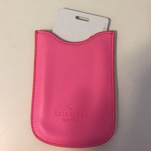 Pink Kate Spade iPhone 4 sleeve or card case