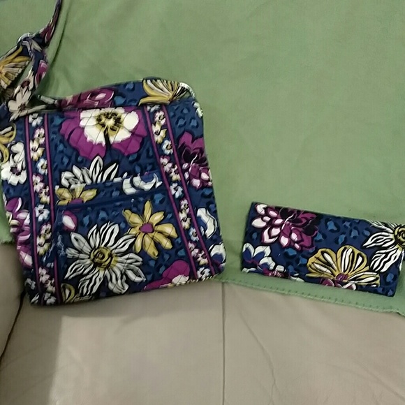 Vera Bradley hipster purse and matching wallet