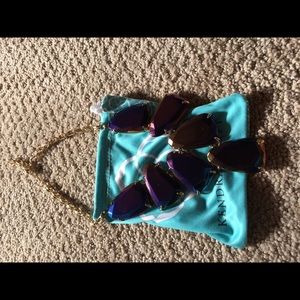 Kendra Scott Harlow necklace Black Iridescent