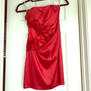 Strapless Jessica McClintock Cocktail Dress