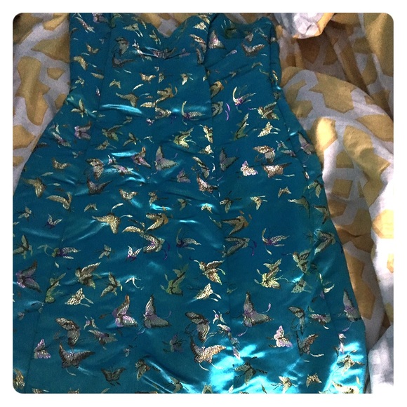 Betsey Johnson Strapless Cocktail Dress