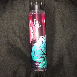 Pink chiffon body mist perfume