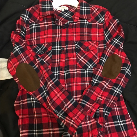 Elbow match button down