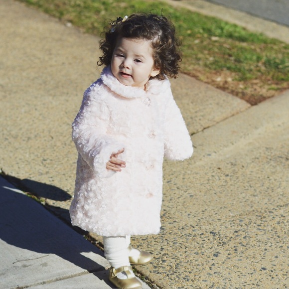 Beautiful lined girls dress coat