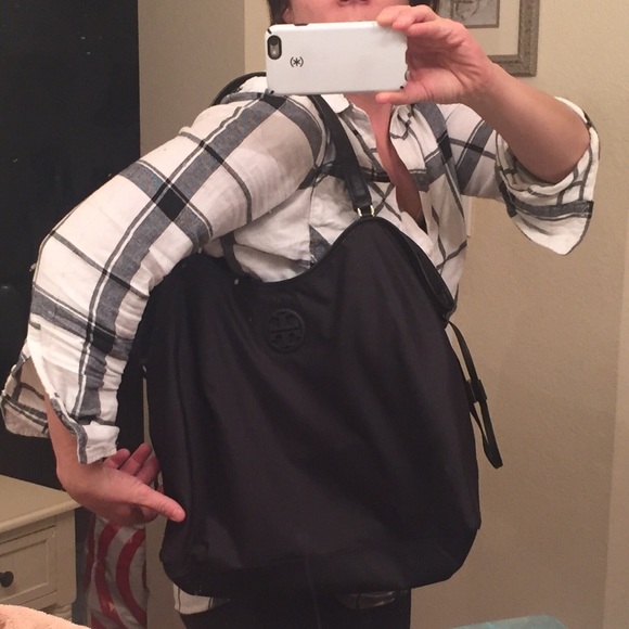 TORY BURCH SLOUCHY NYLON TOTE - Picture 4 of 4