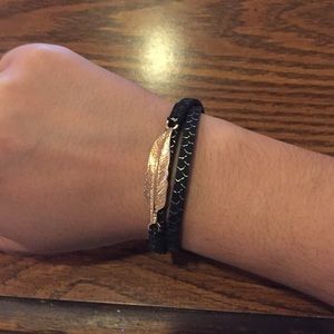 Feather Wrap Bracelet