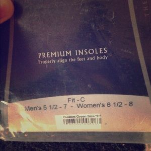 Custom Green SuperFeet. BRAND NEW