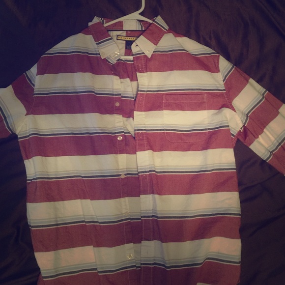 Stripped button up