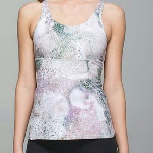 🍋Size 4 Lululemon crossback tank w shelf bra