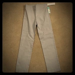 Margaret M Emer Printed Straight Leg Pant. Grey-M