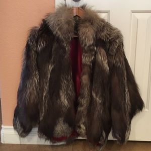 Fox fur jacket