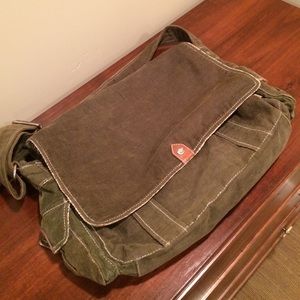 Fossil Corduroy Messenger Bag