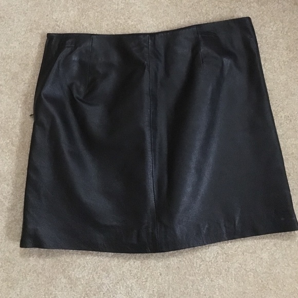 BB Dakota leather mini skirt
