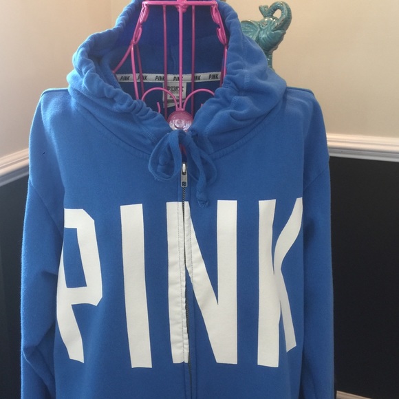 Very Cute Victoria Secret Pink full zip hoodie. XS