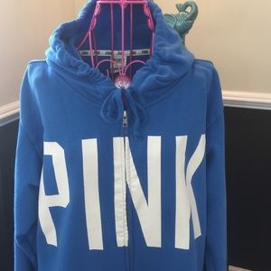Very Cute Victoria Secret Pink full zip hoodie. XS