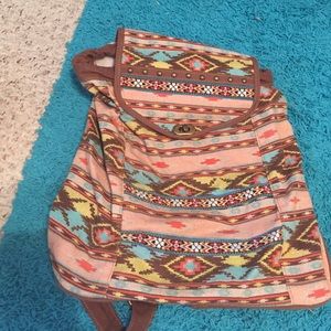 Tribal print backpack