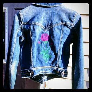 Abercrombie & Fitch denim jacket Blue jean