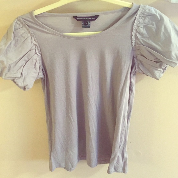 French Connection Puff Sleeve Top