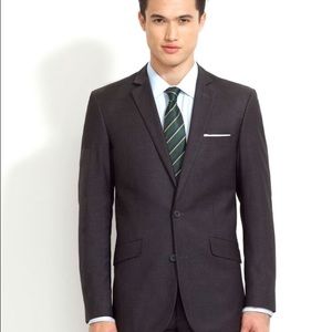 LIKE NEW Combat Gentlemen Men's Slim Fit Grey Suit