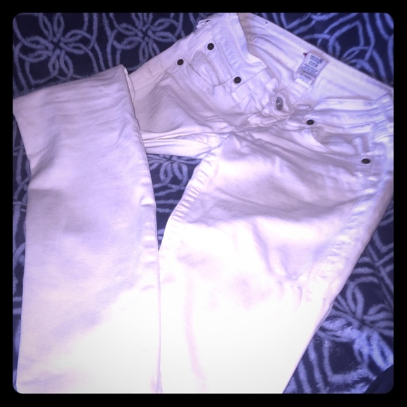 White True Religion skinny Jeans