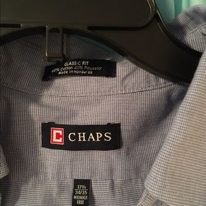 Men's chaps button down
