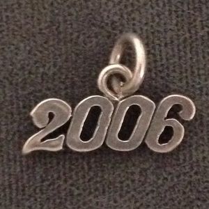 Sterling Silver 2006 Charm