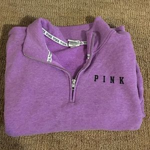 Victoria Secret Pink Quarter-Zip in Small