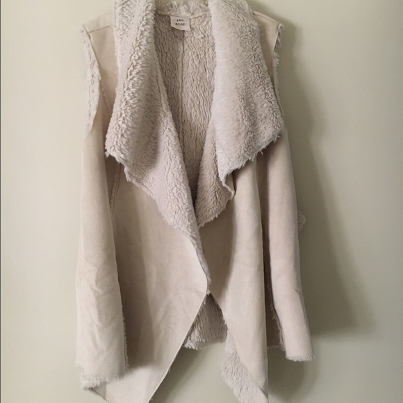 Faux fur vest