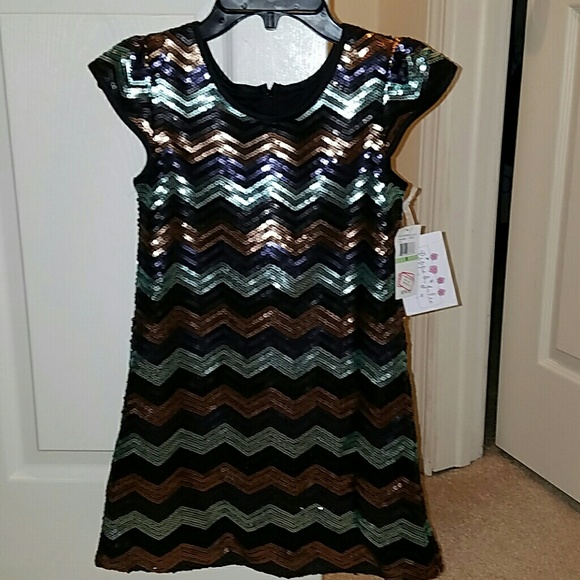 Little girls size 8 sequined dress