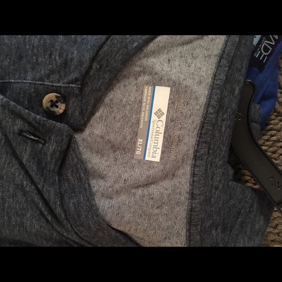 Men's Columbia long sleeve cotton shirt