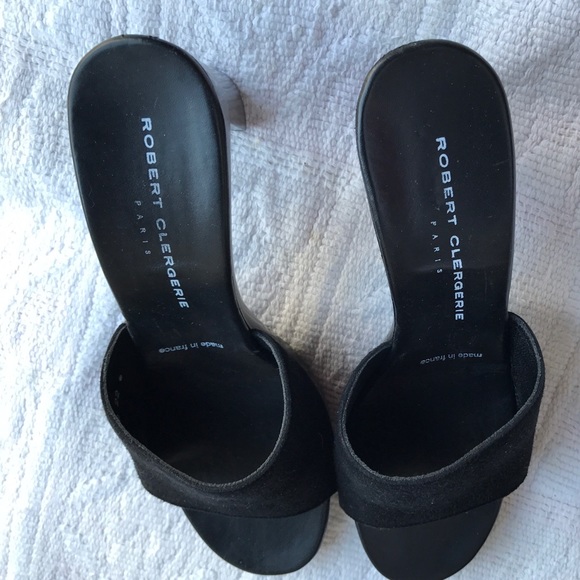 Robert Clergerie(Paris) Slide sandal.