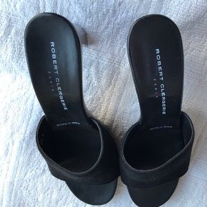 Robert Clergerie(Paris) Slide sandal.
