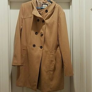 Wool-blend Coat